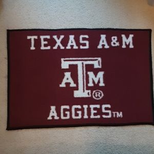 Texas A&M Welcome mat/rug